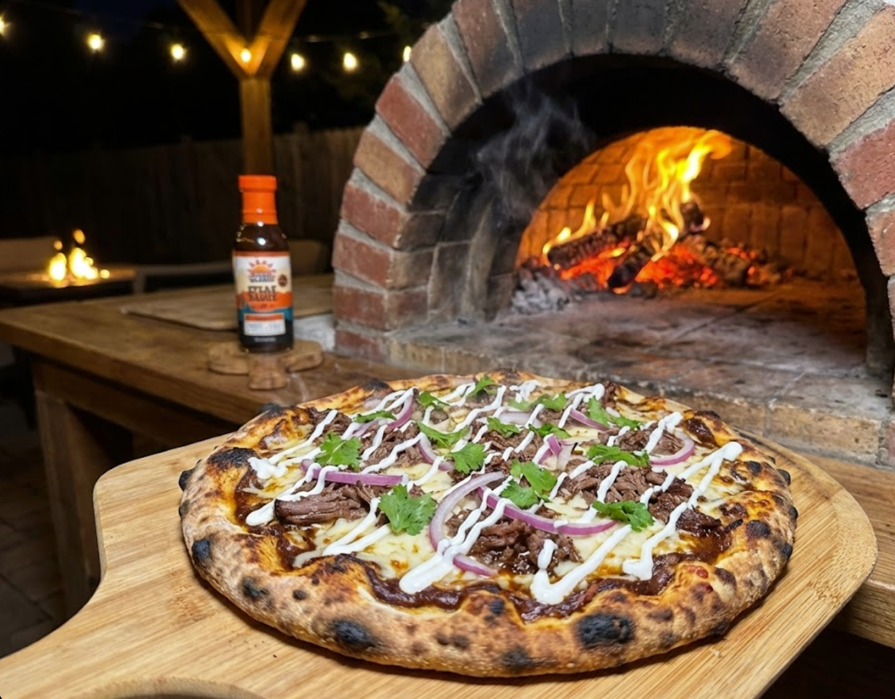 Chipotle Shredded Steak and Cheese Pizza